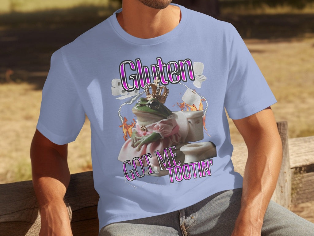 Gluten Got Me Tootin' Frog with Crown Bathroom Humor product image 13