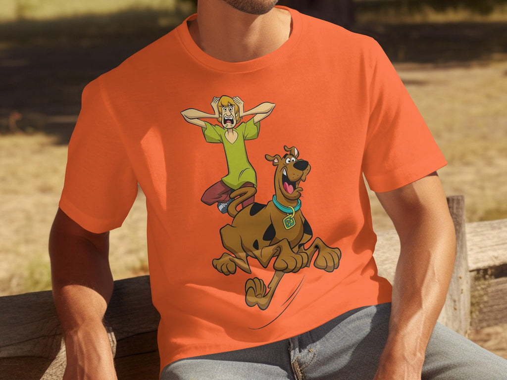 Scooby Doo Scared Shaggy On The Run Animated TV Show T-Shirts