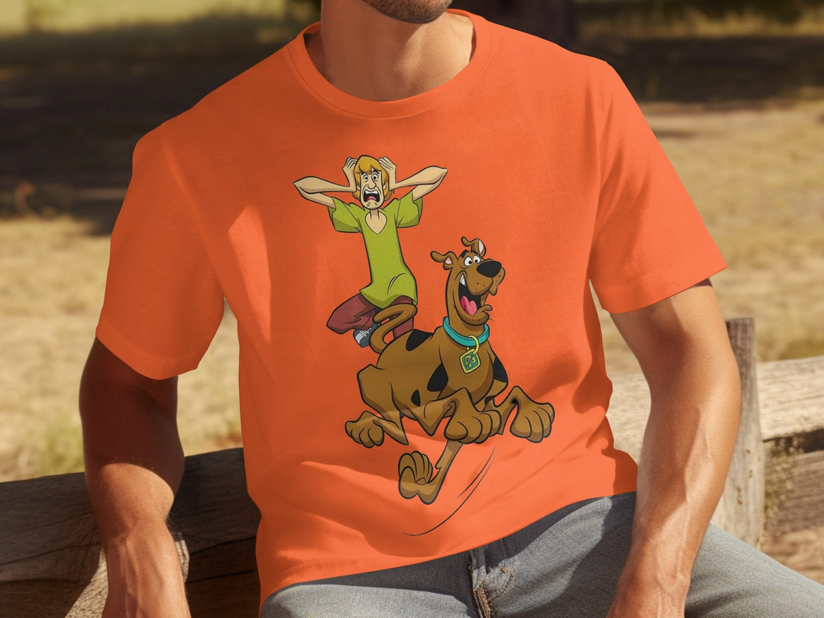 Scooby Doo Scared Shaggy On The Run Animated TV Show T-Shirts