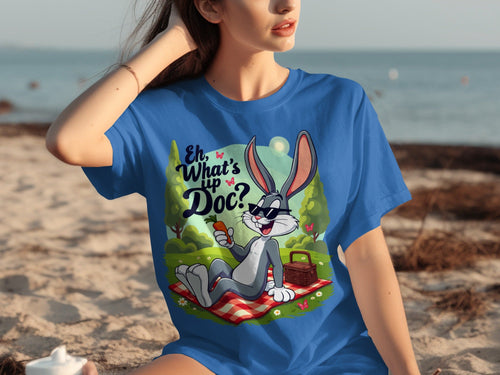 Bugs Bunny Eh What's Up Doc Picnic Illustration T-Shirts product image 2