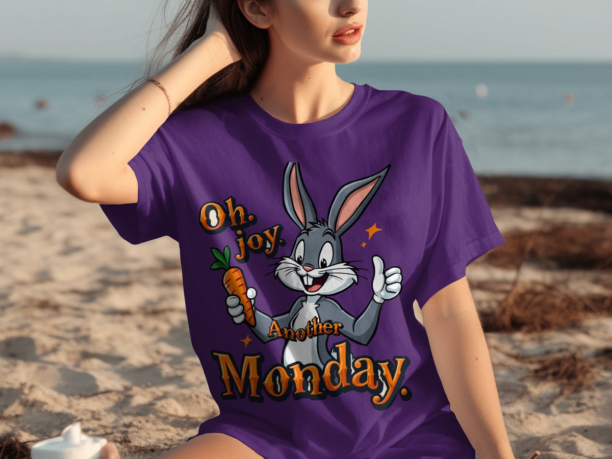 Oh Joy Another Monday Funny Bunny Graphic Design T-Shirts product image 10