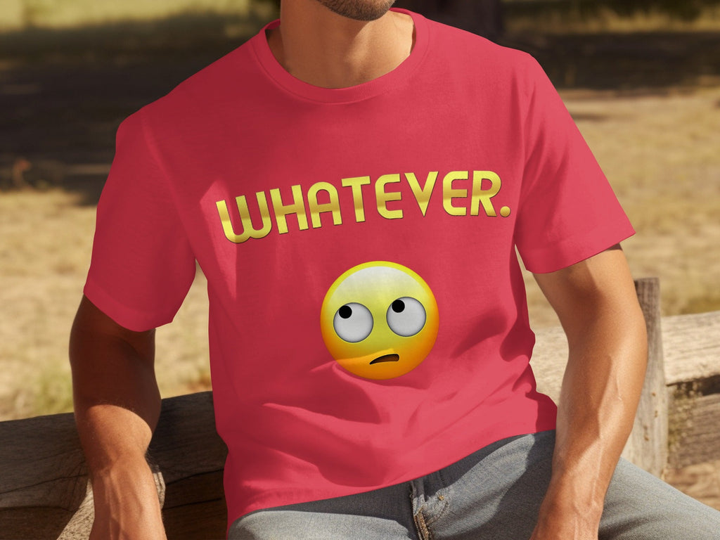 Whatever Emoji Expression Funny Sarcastic Attitude T-Shirts product image 1