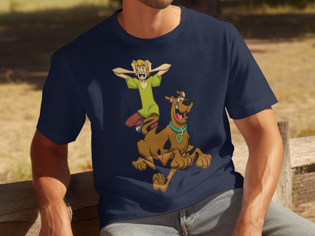 Scooby Doo Scared Shaggy On The Run Animated TV Show T-Shirts
