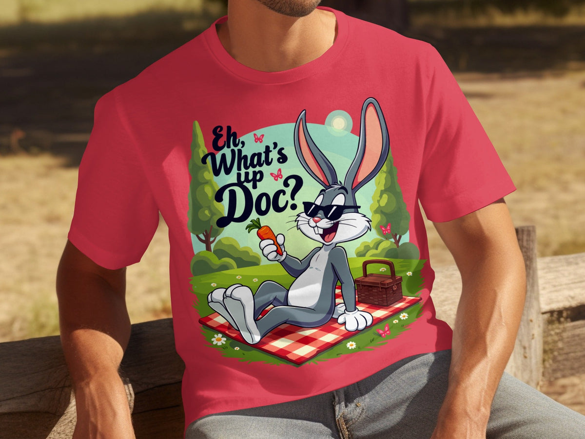Bugs Bunny Eh What's Up Doc Picnic Illustration T-Shirts product image 16