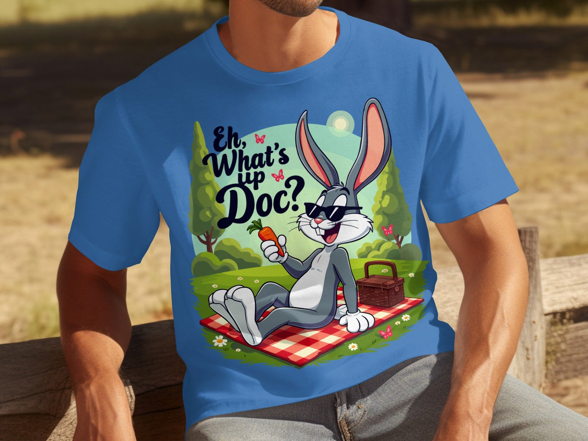 Bugs Bunny Eh What's Up Doc Picnic Illustration T-Shirts product image 17