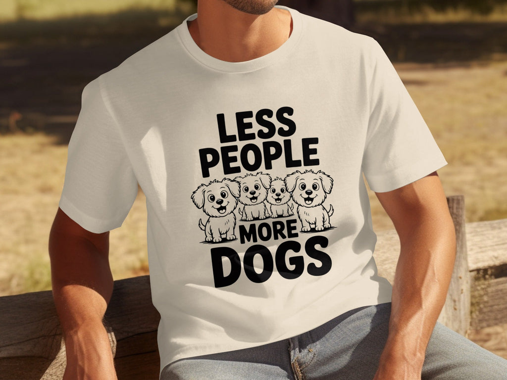 Less People More Dogs with Four Cute T-Shirts product image 22