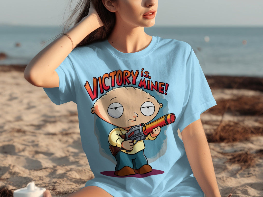 Victory Is Mine Angry Stewie Griffin Family Guy T-Shirts
