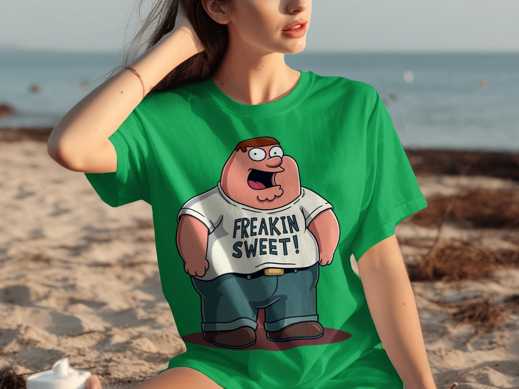 Peter Griffin Freakin Sweet Illustration Design T-Shirts