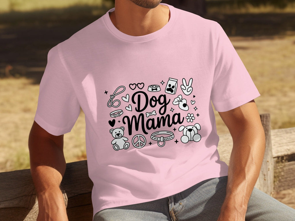 Dog Mama Doodle Graphic For Pet Lovers Cute Design T-Shirts
