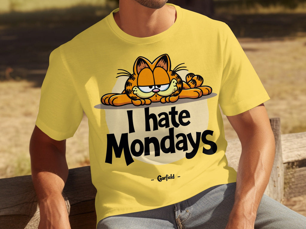 I Hate Mondays Garfield On Top Design Funny T-Shirts product image 21