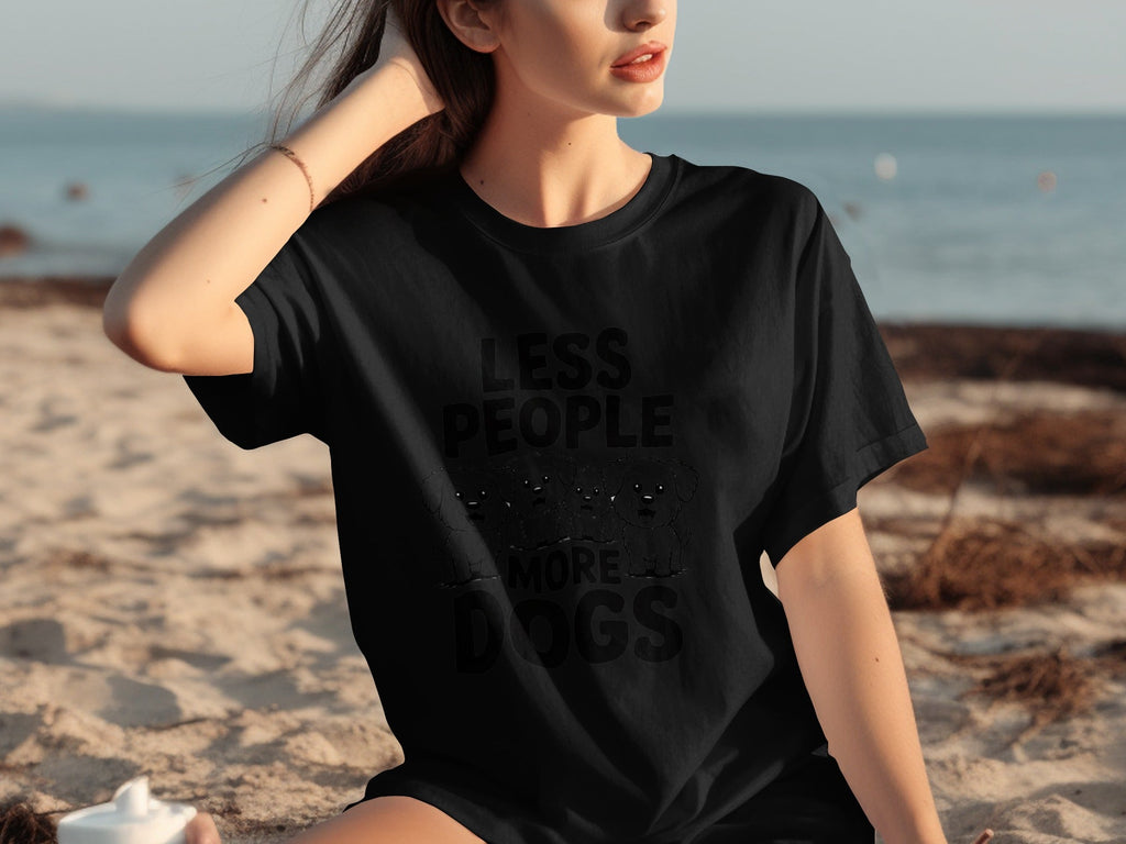 Less People More Dogs with Four Cute T-Shirts product image 15