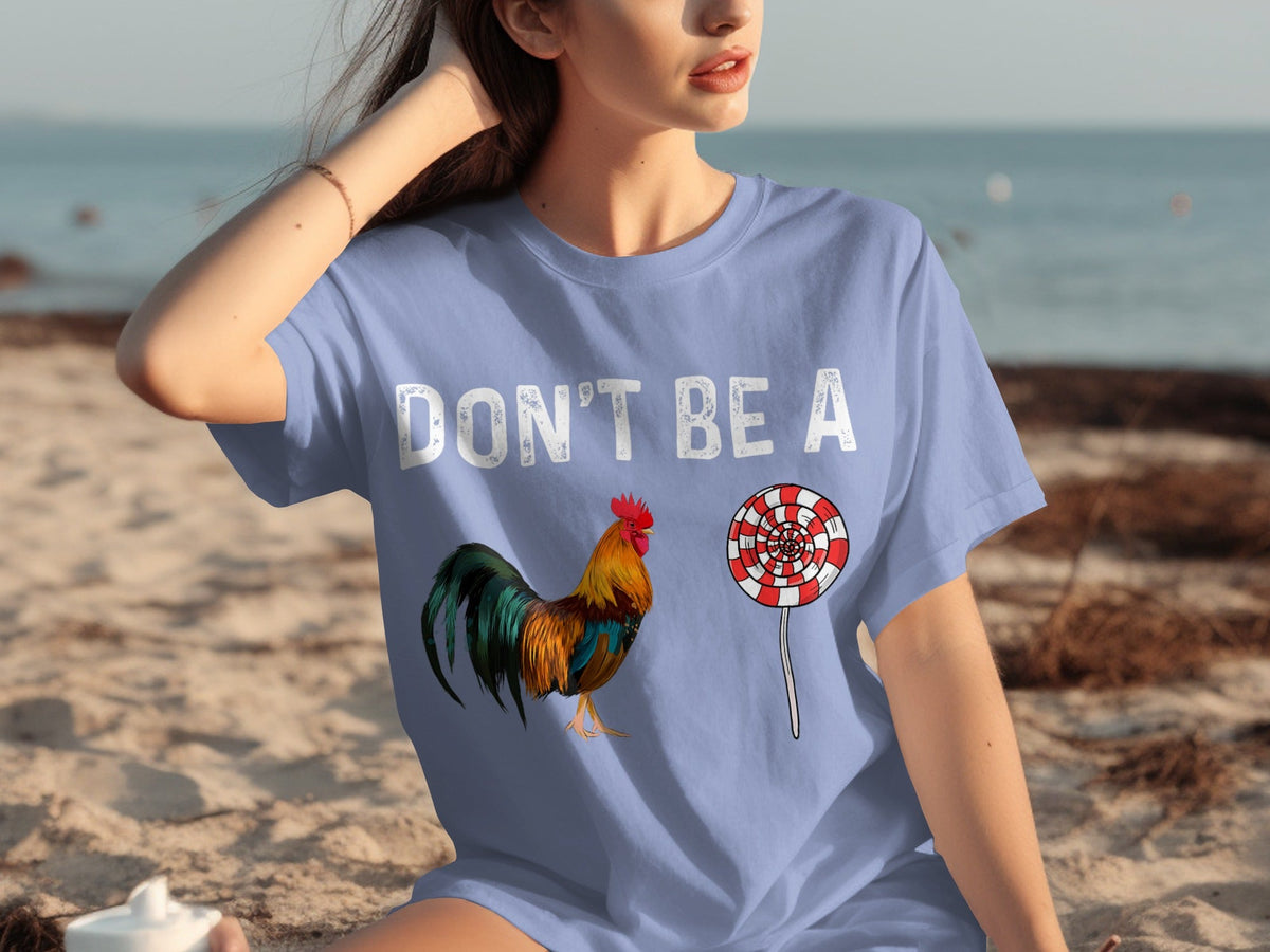 Don't Be A Sucker Funny Rooster and Lollipop Graphic product image 28