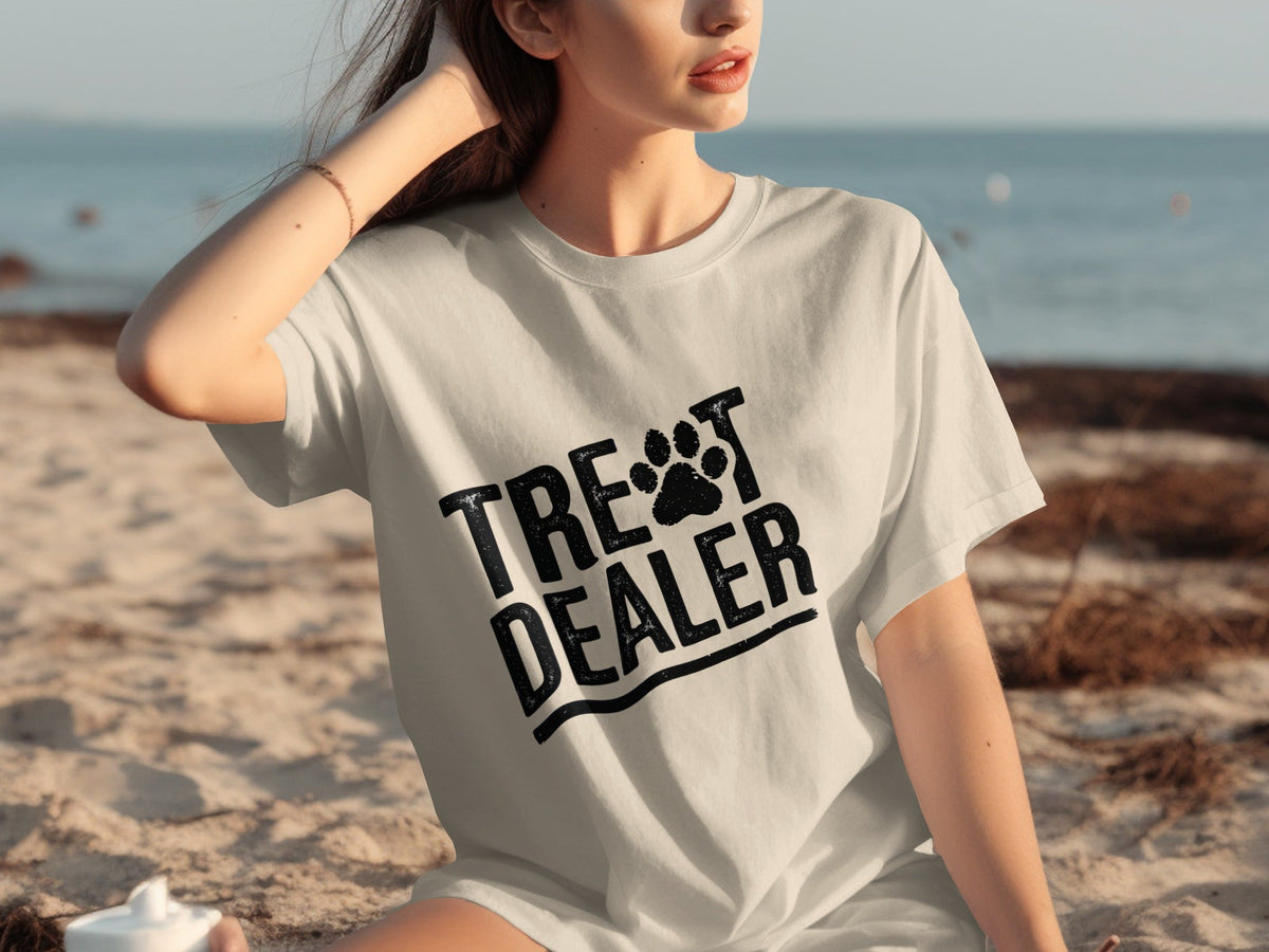Treat Dealer Dog Paw Funny Pet Lover Gift Idea T-Shirts