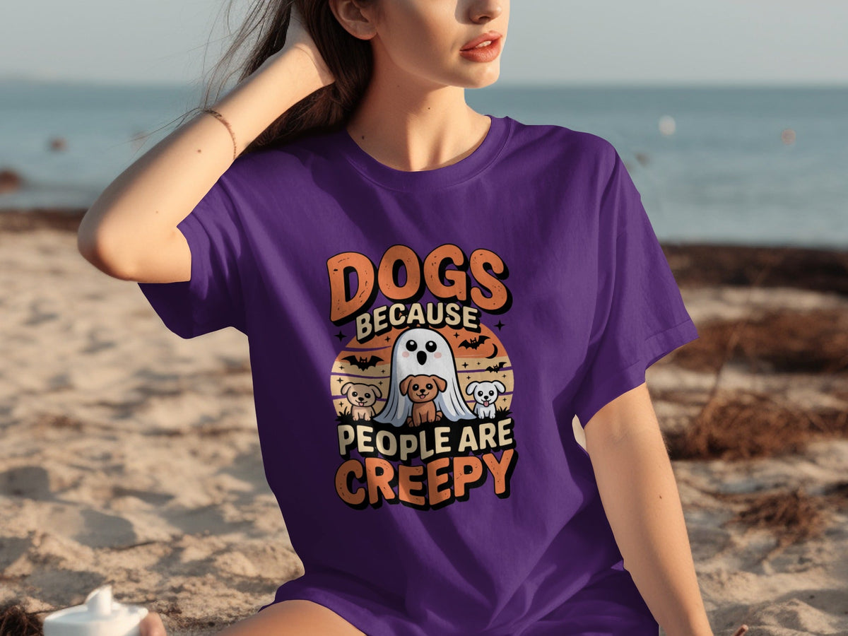 Dogs Because People Are Creepy Halloween Dogs T-Shirts