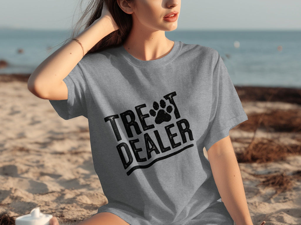 Treat Dealer Dog Paw Funny Pet Lover Gift Idea T-Shirts