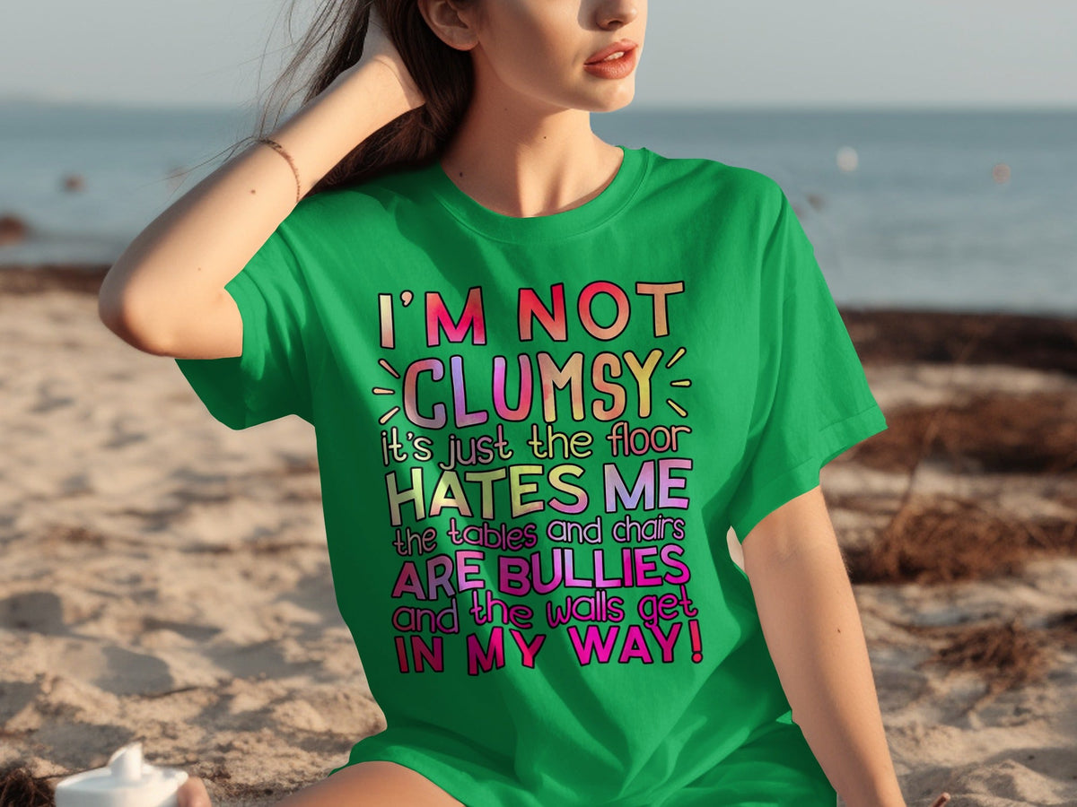 I'm Not Clumsy Humor Graphic Statement Novelty T-Shirts product image 21
