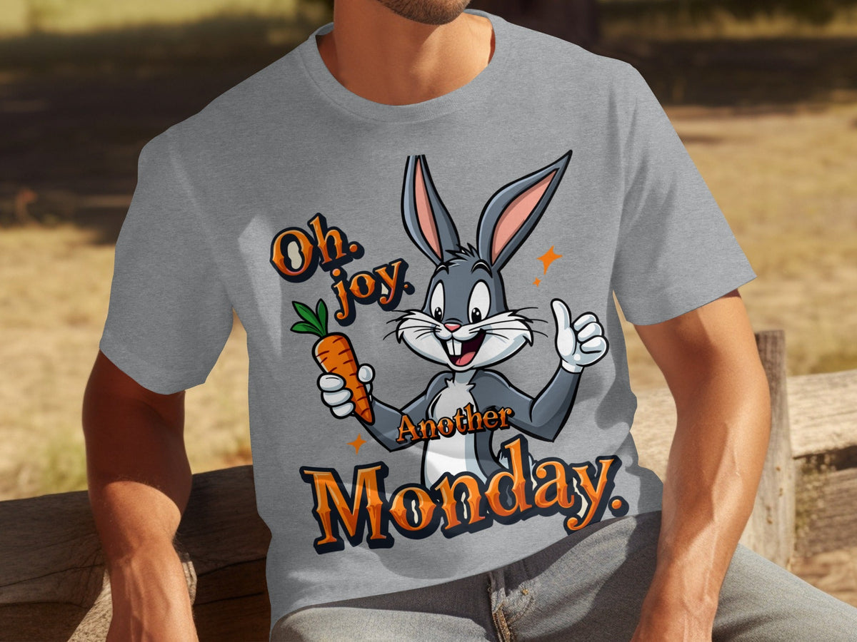 Oh Joy Another Monday Funny Bunny Graphic Design T-Shirts product image 30