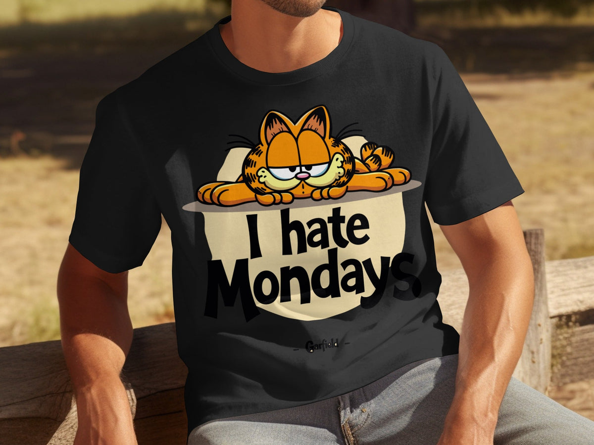 I Hate Mondays Garfield On Top Design Funny T-Shirts product image 31