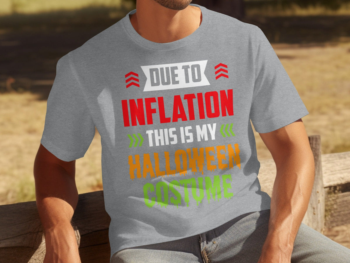 Due To Inflation This Is My Halloween Costume T-Shirts product image 15