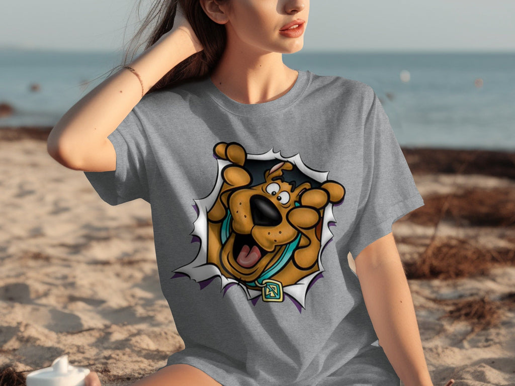 Scooby Doo Breaking Through T-Shirts product image 1
