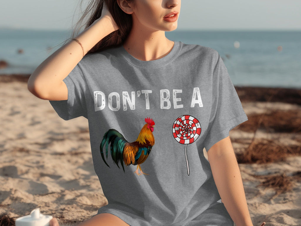 Don't Be A Sucker Funny Rooster and Lollipop Graphic product image 31
