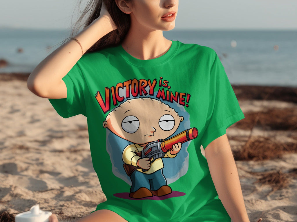 Victory Is Mine Angry Stewie Griffin Family Guy T-Shirts