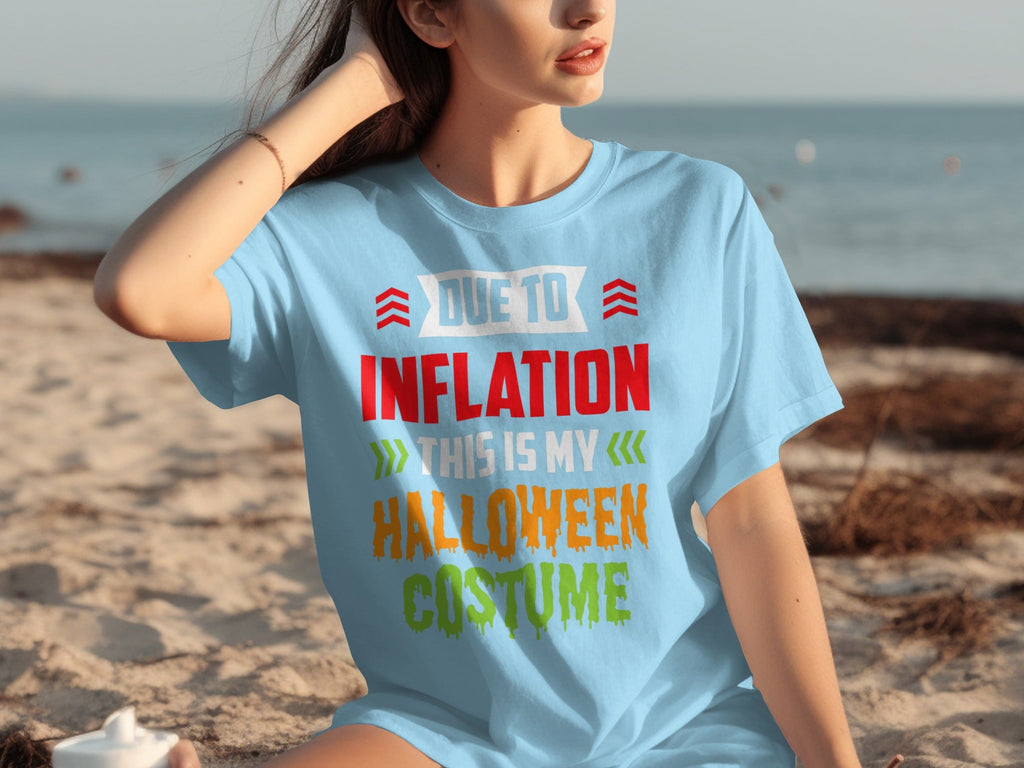 Due To Inflation This Is My Halloween Costume T-Shirts product image 23