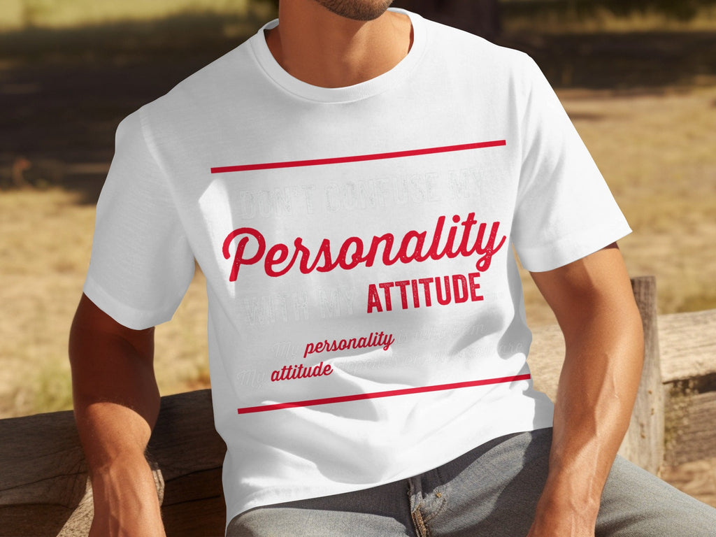 Don't Confuse My Personality With My Attitude T-Shirts product image 14