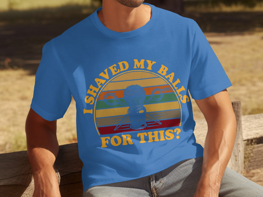 I Shaved My Balls For This Question Funny Barber T-Shirts product image 2