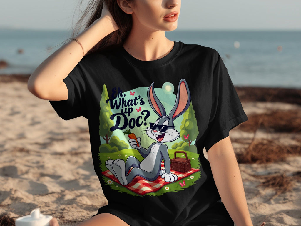 Bugs Bunny Eh What's Up Doc Picnic Illustration T-Shirts product image 15