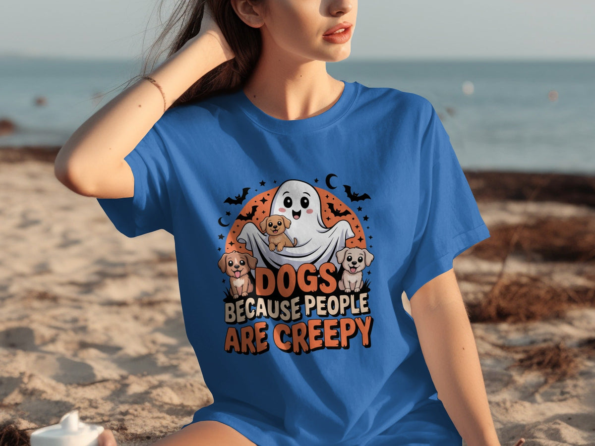 Halloween Dogs Because People Are Creepy Cute Ghost T-Shirts