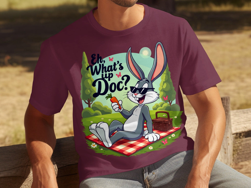 Bugs Bunny Eh What's Up Doc Picnic Illustration T-Shirts product image 26