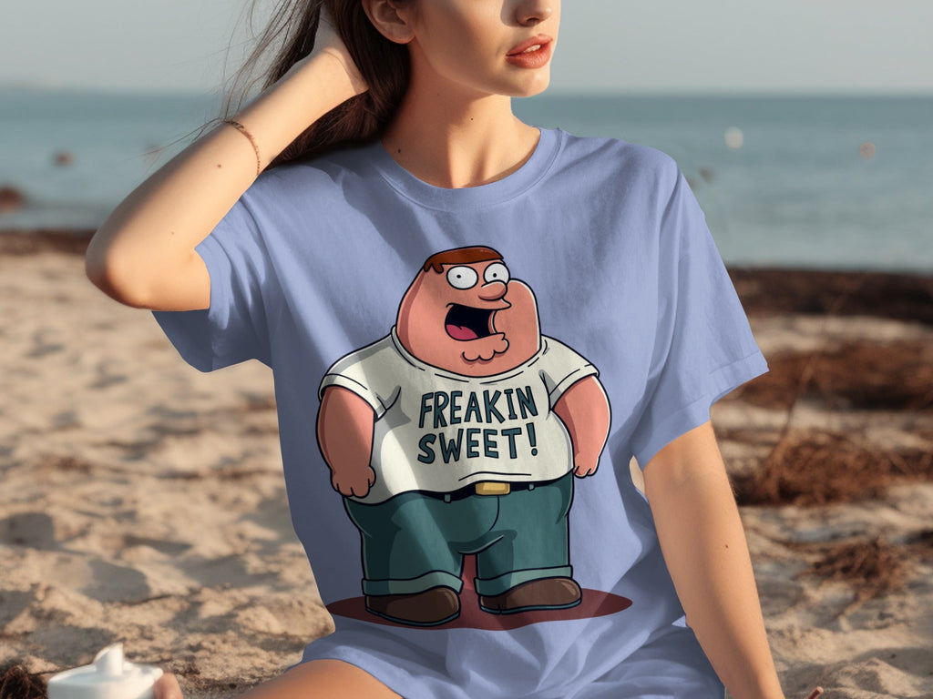 Peter Griffin Freakin Sweet Illustration Design T-Shirts