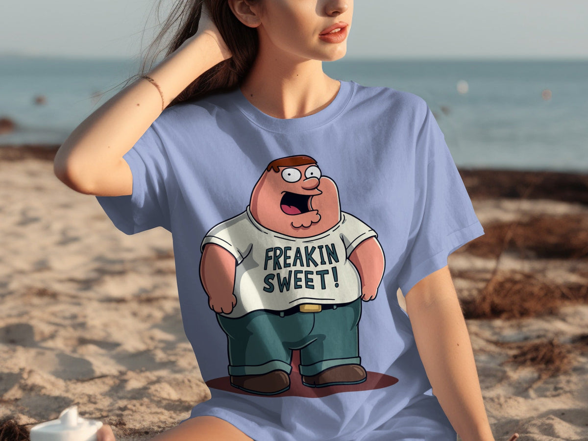 Peter Griffin Freakin Sweet Illustration Design T-Shirts