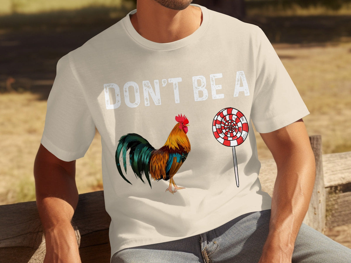 Don't Be A Sucker Funny Rooster and Lollipop Graphic product image 7