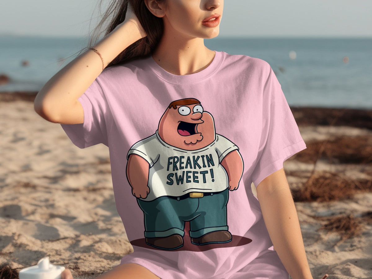 Peter Griffin Freakin Sweet Illustration Design T-Shirts