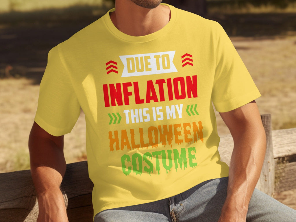 Due To Inflation This Is My Halloween Costume T-Shirts product image 6