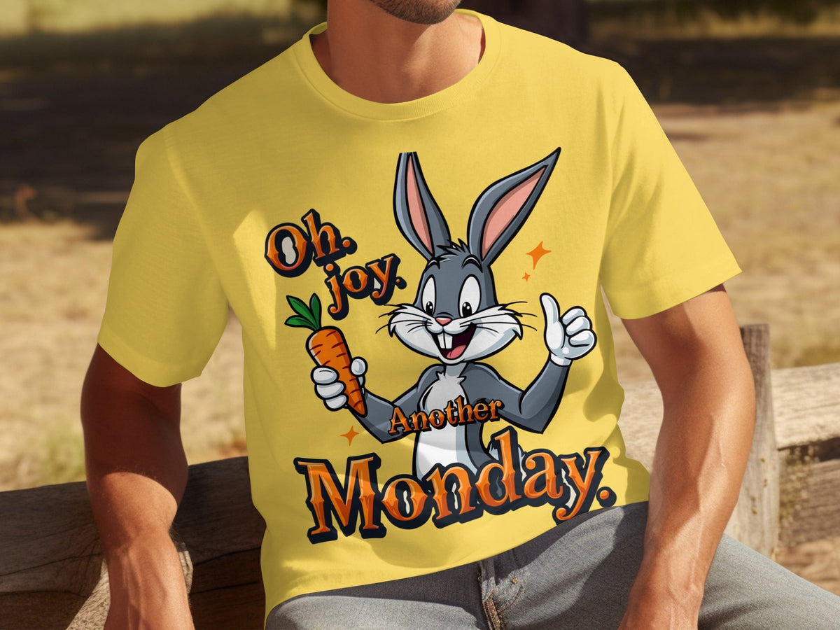 Oh Joy Another Monday Funny Bunny Graphic Design T-Shirts product image 21