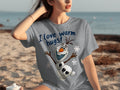 I Love Warm Hugs! Olaf the Snowman Cartoon T-Shirts