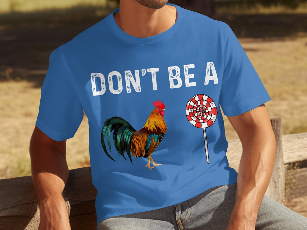 Don't Be A Sucker Funny Rooster and Lollipop Graphic product image 2