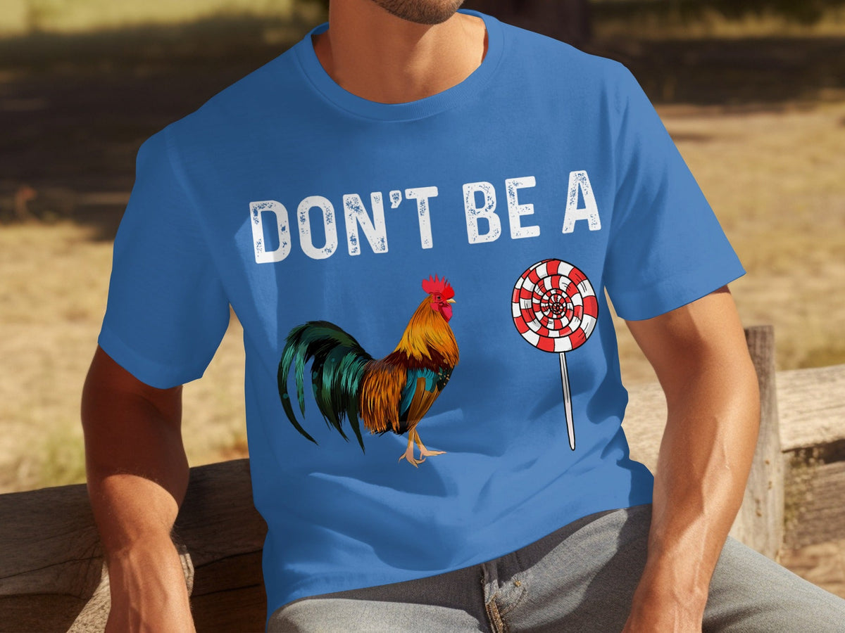 Don't Be A Sucker Funny Rooster and Lollipop Graphic product image 2