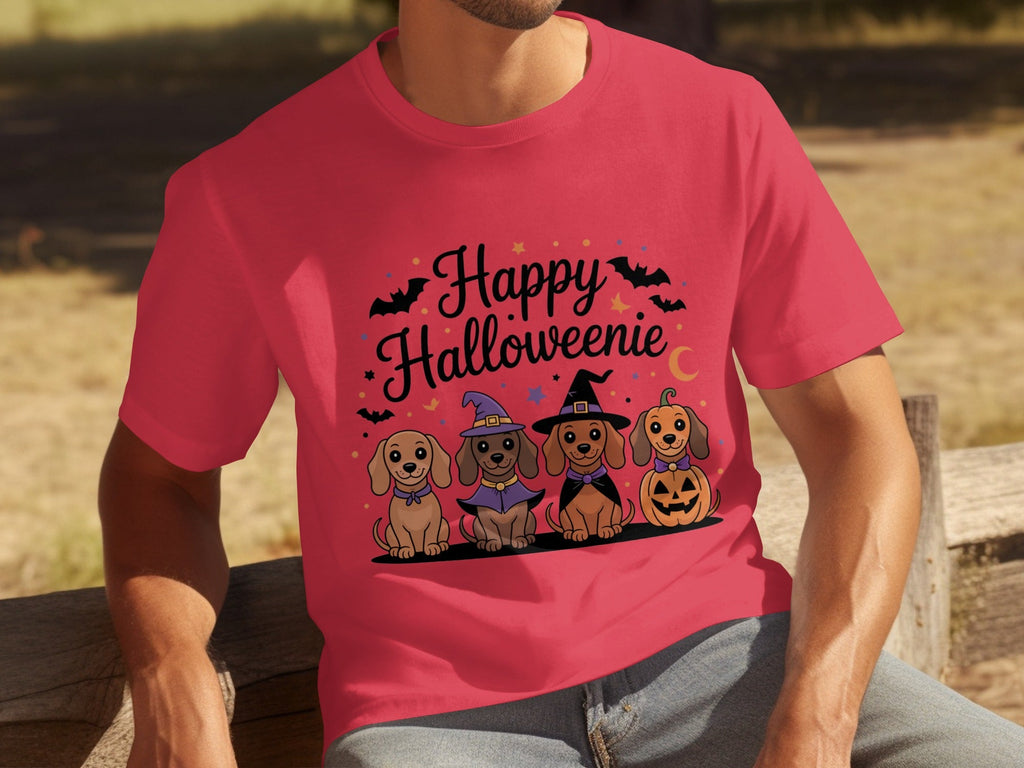 Happy Halloweeniie Dachshund Halloween Cute Dogs T-Shirts