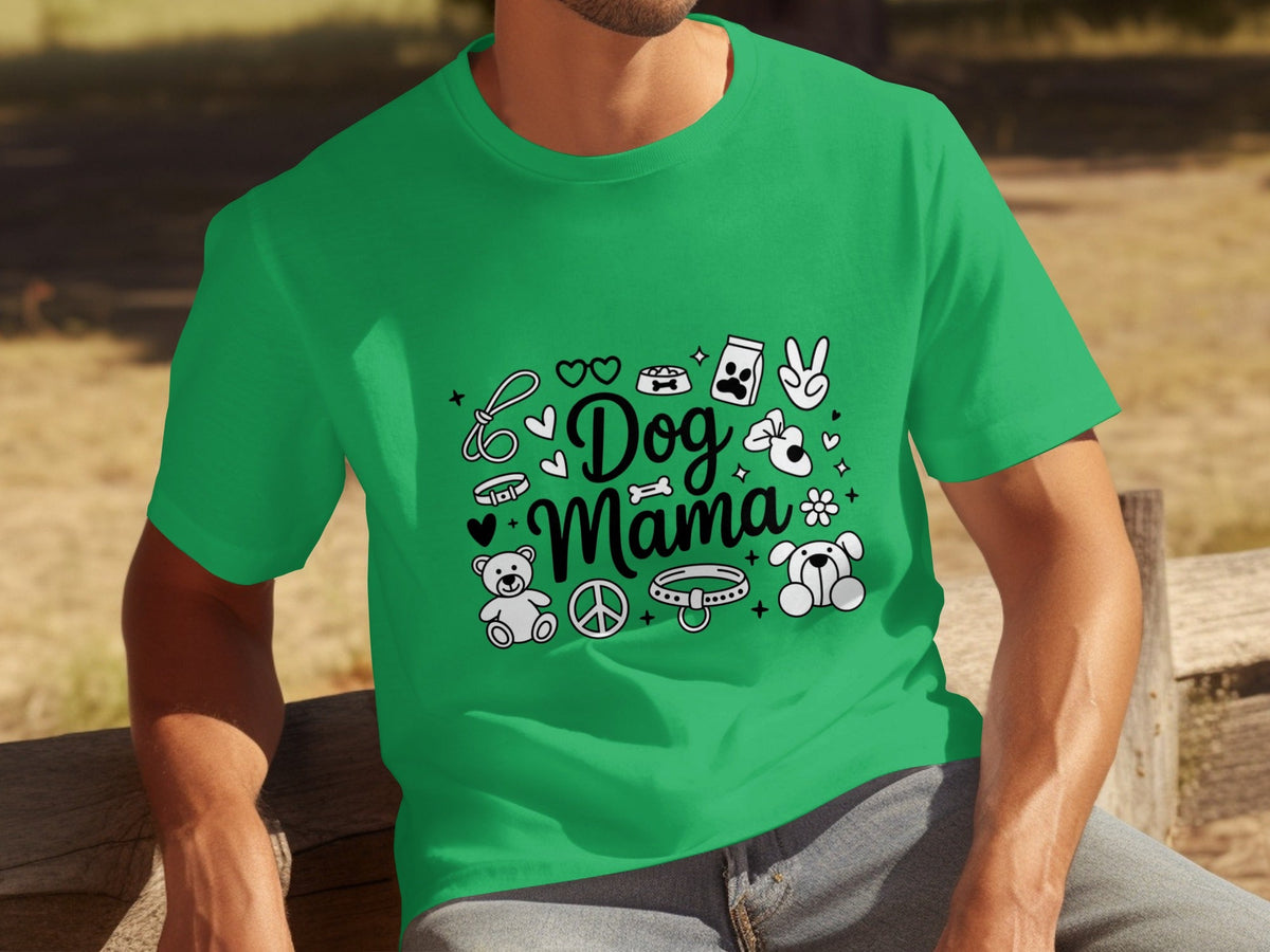Dog Mama Doodle Graphic For Pet Lovers Cute Design T-Shirts