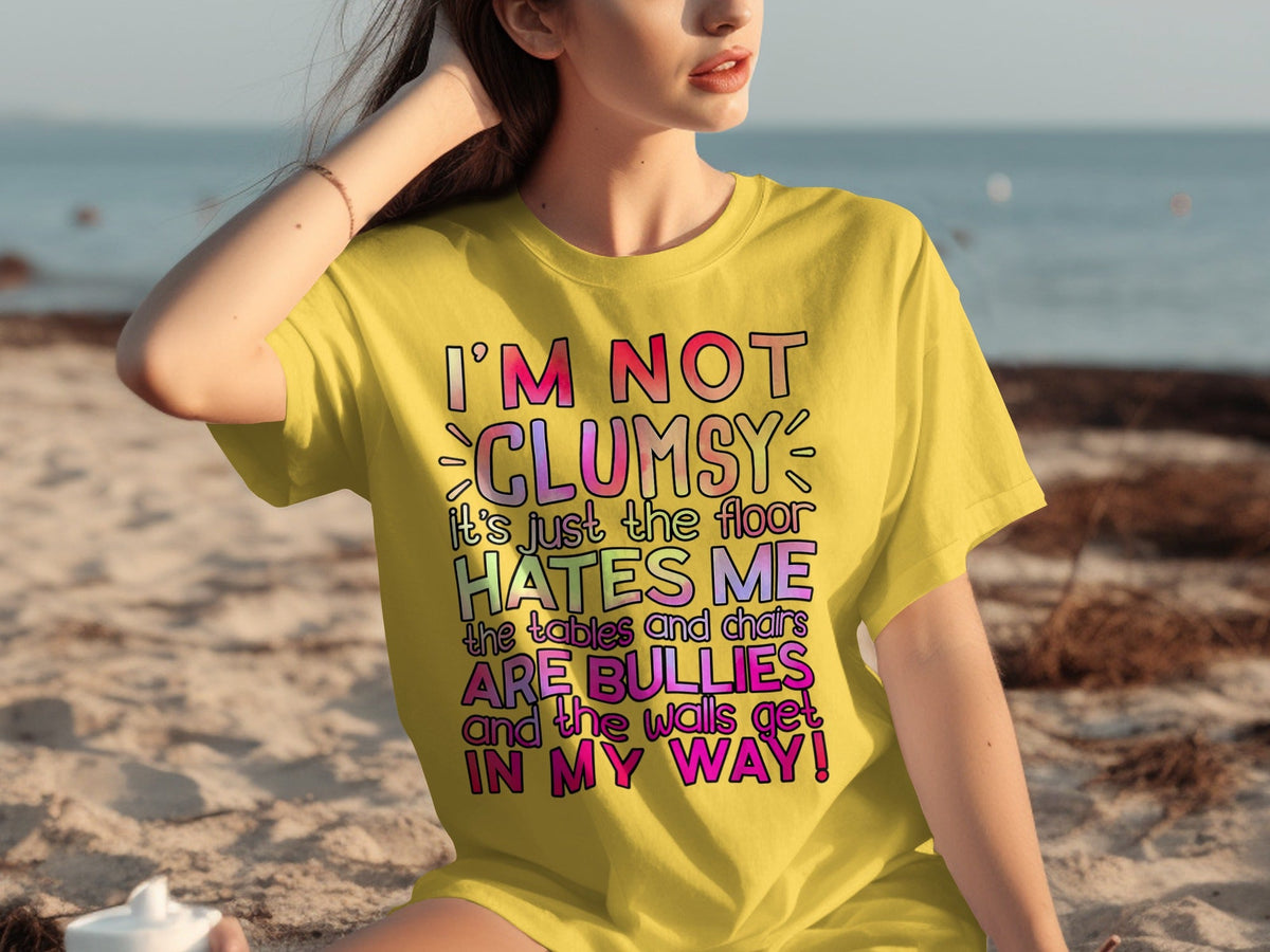 I'm Not Clumsy Humor Graphic Statement Novelty T-Shirts product image 22