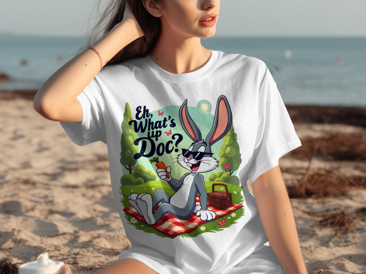 Bugs Bunny Eh What's Up Doc Picnic Illustration T-Shirts product image 14