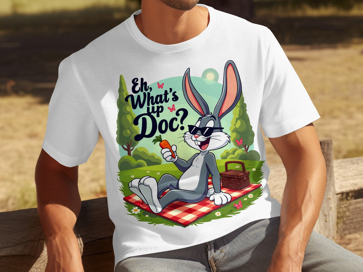 Bugs Bunny Eh What's Up Doc Picnic Illustration T-Shirts product image 29